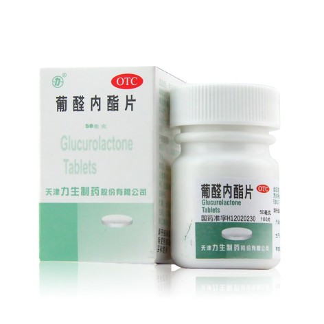 葡醛内酯片(力生)包装侧面图2 葡醛内酯片(力生)包装侧面图2