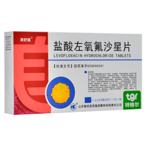 盐酸左氧氟沙星片(亮跃)包装主图 盐酸左氧氟沙星片(亮跃)包装主图