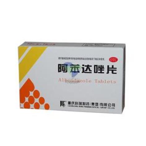 阿苯达唑片(科瑞)包装主图 阿苯达唑片(科瑞)包装主图
