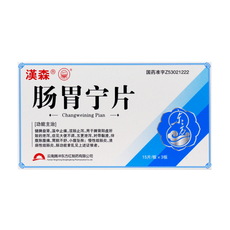 肠胃宁片(汉森)包装主图 肠胃宁片(汉森)包装主图
