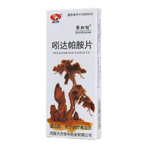 吲达帕胺片(寿如松)包装主图 吲达帕胺片(寿如松)包装主图