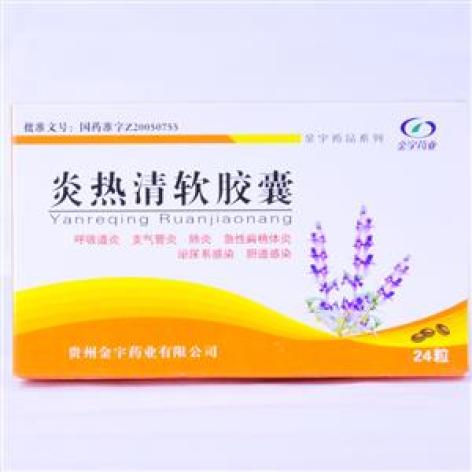 炎热清软胶囊(金宇药业)包装主图 炎热清软胶囊(金宇药业)包装主图