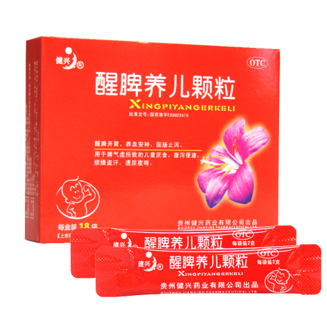 醒脾养儿颗粒(健兴)包装侧面图2