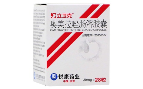 奥美拉唑肠溶胶囊(立卫克)主图 奥美拉唑肠溶胶囊(立卫克)主图