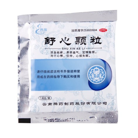 舒心颗粒(腾药)包装侧面图2 舒心颗粒(腾药)包装侧面图2