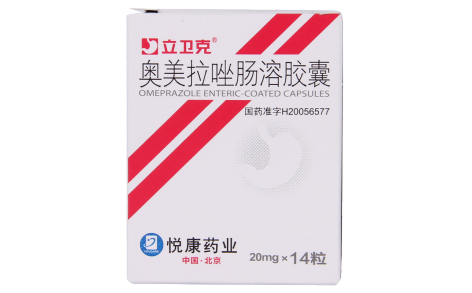 奥美拉唑肠溶胶囊(立卫克)主图 奥美拉唑肠溶胶囊(立卫克)主图