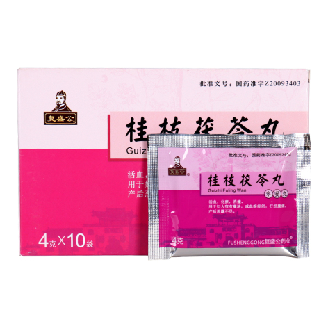 桂枝茯苓丸(复盛公)包装侧面图2 桂枝茯苓丸(复盛公)包装侧面图2