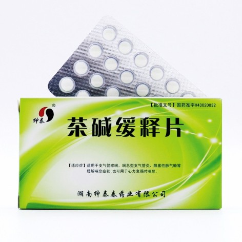 茶碱缓释片(绅泰)包装侧面图2 茶碱缓释片(绅泰)包装侧面图2
