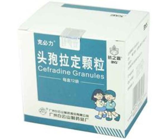 头孢拉定颗粒(克必力)包装主图 头孢拉定颗粒(克必力)包装主图