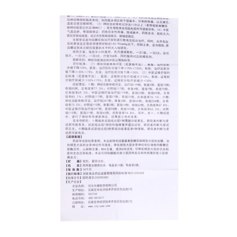 芪丹通络颗粒(中唐医药)包装侧面图5 芪丹通络颗粒(中唐医药)包装侧面图5