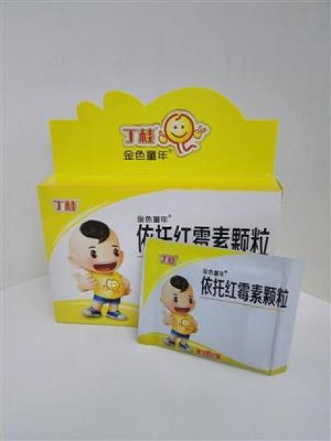依托红霉素颗粒(金色童年)包装主图