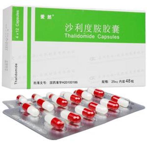 沙利度胺胶囊(爱然)包装主图 沙利度胺胶囊(爱然)包装主图