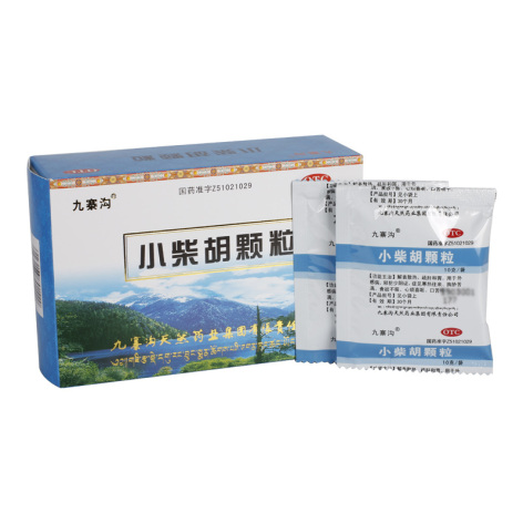 小柴胡颗粒(九寨沟)包装侧面图2