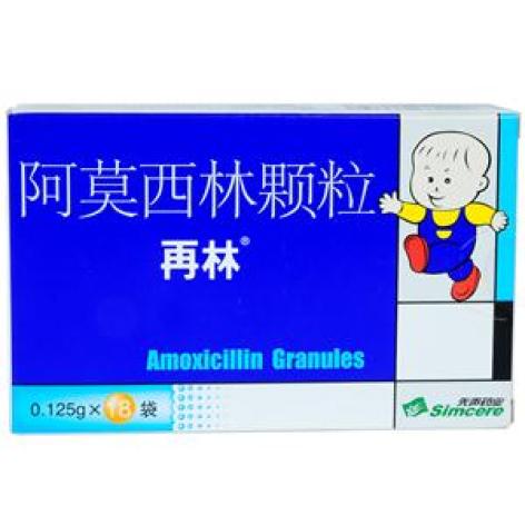 阿莫西林颗粒(再林)包装主图 阿莫西林颗粒(再林)包装主图