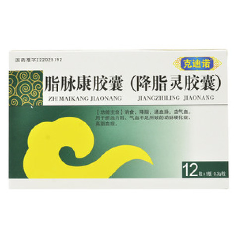 脂脉康胶囊(克迪诺)包装主图 脂脉康胶囊(克迪诺)包装主图