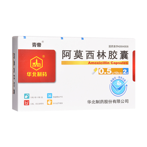 阿莫西林胶囊(青帝)包装侧面图3 阿莫西林胶囊(青帝)包装侧面图3