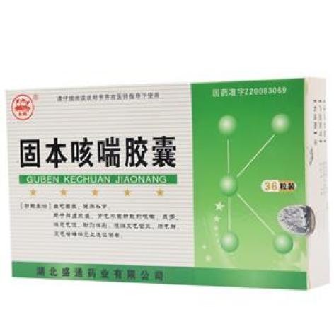 固本咳喘胶囊(金桃)包装主图 固本咳喘胶囊(金桃)包装主图