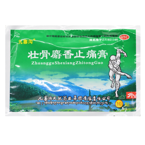壮骨麝香止痛膏(九寨沟)包装主图 壮骨麝香止痛膏(九寨沟)包装主图