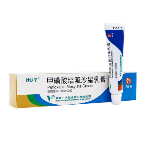 甲磺酸培氟沙星乳膏(妙扶宁)包装主图 甲磺酸培氟沙星乳膏(妙扶宁)包装主图