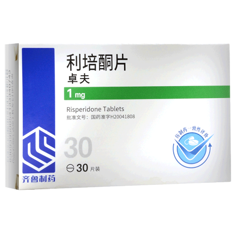 利培酮片(卓夫)包装主图 利培酮片(卓夫)包装主图
