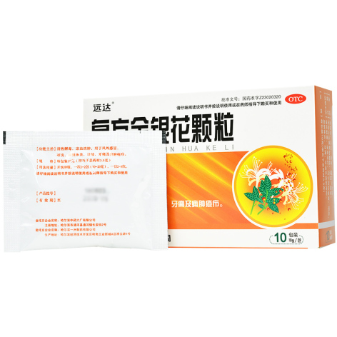 复方金银花颗粒(远达)包装侧面图2