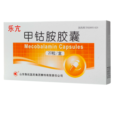 甲钴胺胶囊(乐亢)包装侧面图2 甲钴胺胶囊(乐亢)包装侧面图2