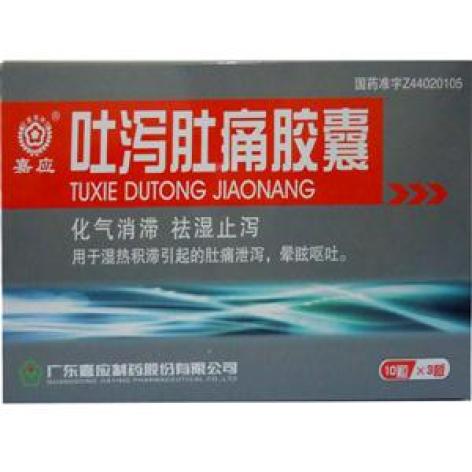 吐泻肚痛胶囊(嘉应)包装主图 吐泻肚痛胶囊(嘉应)包装主图