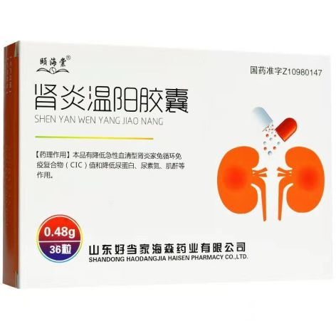 肾炎温阳胶囊(颐海棠)包装主图 肾炎温阳胶囊(颐海棠)包装主图