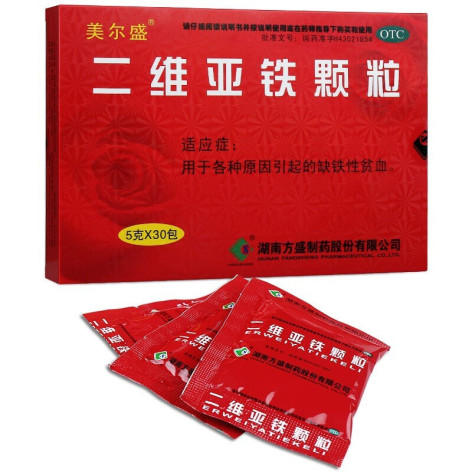 二维亚铁颗粒(美尔盛)包装主图 二维亚铁颗粒(美尔盛)包装主图