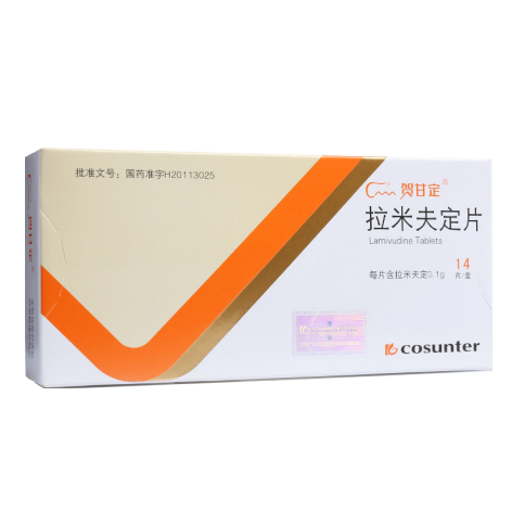 拉米夫定片(贺甘定)包装侧面图2 拉米夫定片(贺甘定)包装侧面图2