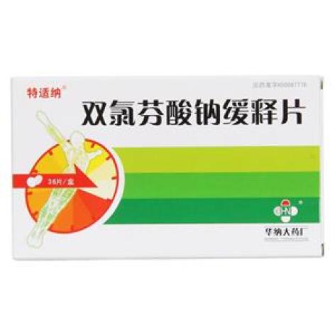 双氯芬酸钠缓释片(特适纳)包装主图 双氯芬酸钠缓释片(特适纳)包装主图