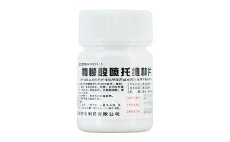 枸橼酸喷托维林片(天武)主图 枸橼酸喷托维林片(天武)主图