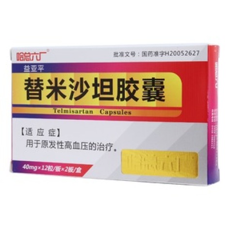 替米沙坦胶囊(益亚平)包装主图 替米沙坦胶囊(益亚平)包装主图