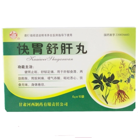 快胃舒肝丸(河西)包装主图 快胃舒肝丸(河西)包装主图