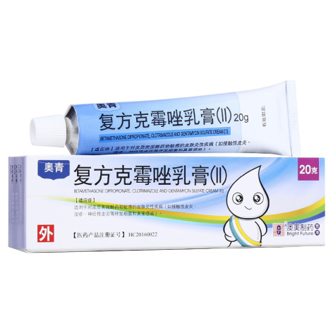 复方克霉唑乳膏(Ⅱ)(奥青)包装主图 复方克霉唑乳膏(Ⅱ)(奥青)包装主图