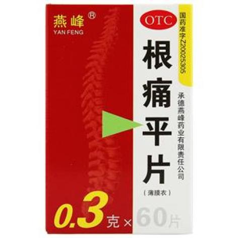 根痛平片(燕峰)包装主图 根痛平片(燕峰)包装主图