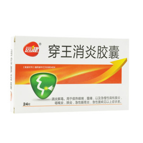 穿王消炎胶囊(新远健)包装主图 穿王消炎胶囊(新远健)包装主图