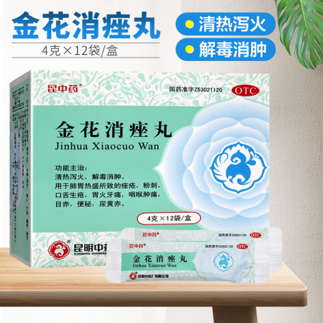 金花消痤丸(昆中药)包装主图 金花消痤丸(昆中药)包装主图