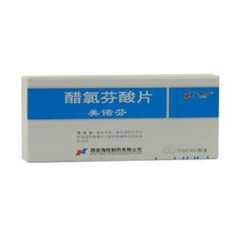 醋氯芬酸片(美诺芬)包装主图 醋氯芬酸片(美诺芬)包装主图