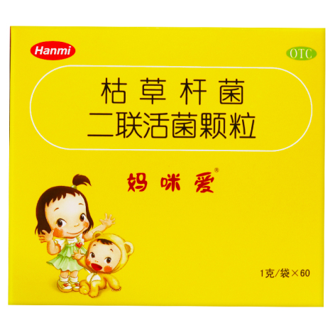 枯草杆菌二联活菌颗粒(妈咪爱)包装主图