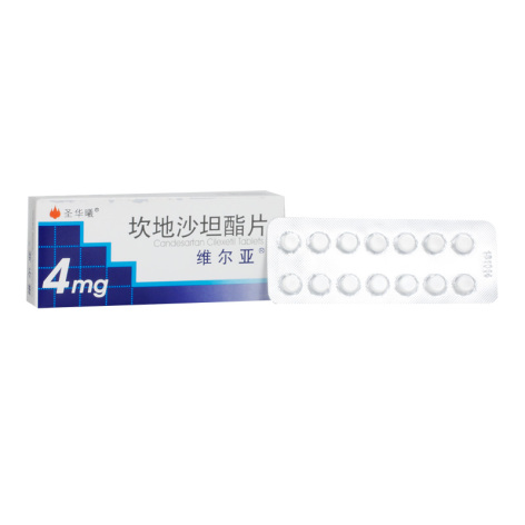 坎地沙坦酯片(维尔亚)包装侧面图2 坎地沙坦酯片(维尔亚)包装侧面图2