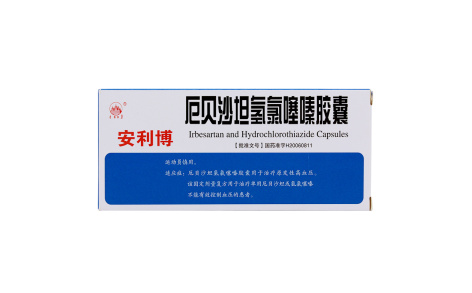 厄贝沙坦氢氯噻嗪胶囊(安利博)主图 厄贝沙坦氢氯噻嗪胶囊(安利博)主图