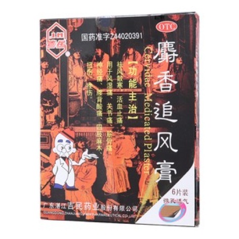 麝香追风膏(吉民)包装主图 麝香追风膏(吉民)包装主图