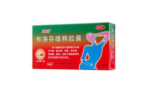 布洛芬缓释胶囊(久保芬)主图 布洛芬缓释胶囊(久保芬)主图