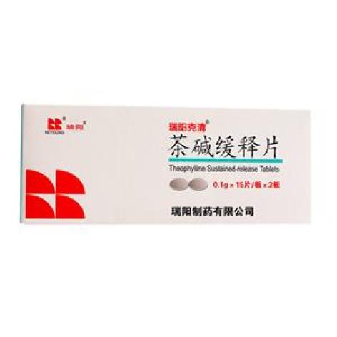 茶碱缓释片(瑞阳元康)包装主图 茶碱缓释片(瑞阳元康)包装主图
