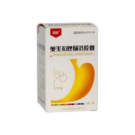 奥美拉唑肠溶胶囊(莱阳)包装主图 奥美拉唑肠溶胶囊(莱阳)包装主图