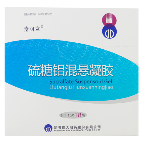 硫糖铝混悬凝胶(素可立)包装主图 硫糖铝混悬凝胶(素可立)包装主图