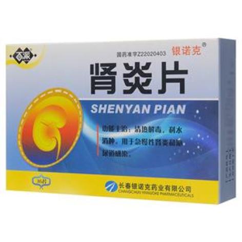 肾炎片(银诺克)包装主图 肾炎片(银诺克)包装主图