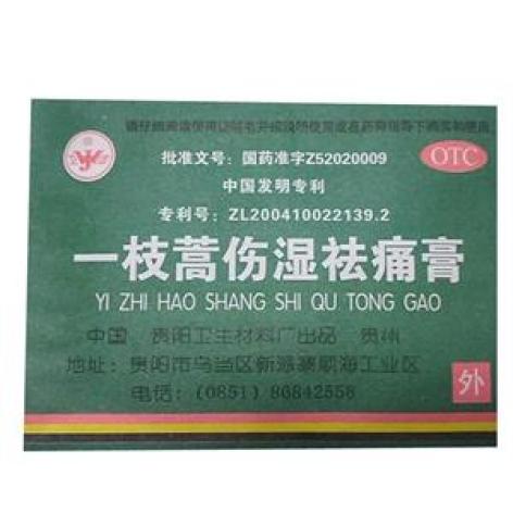 一枝蒿伤湿祛痛膏(贵阳)包装主图 一枝蒿伤湿祛痛膏(贵阳)包装主图