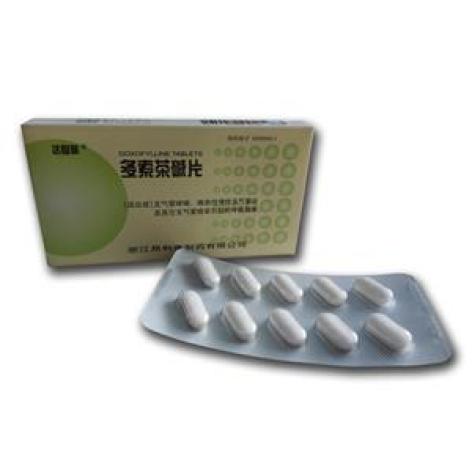 多索茶碱片(达复啉)包装主图 多索茶碱片(达复啉)包装主图